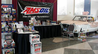 Winterfest of Wheels Car Show Amsoil Booth