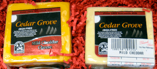 Cedar Grove cheddars