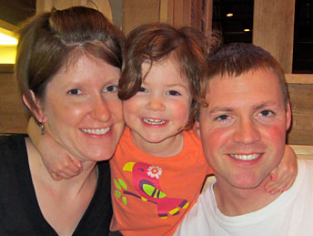 Blake Hansen and family