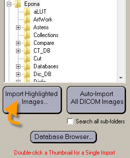 Import Highlighted Images