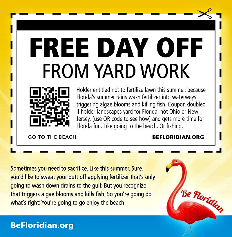 free day off yard work coupon