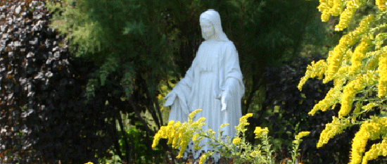 Blessed Mother on the grounds of St Mary Monastery