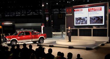 Chrysler Press Event at 2009 Chicago Auto Show