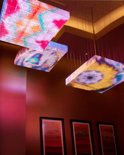 Choctaw -Elevator lobby chandeliers