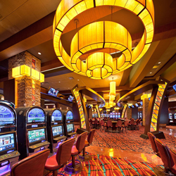 Choctaw Casino gaming pits