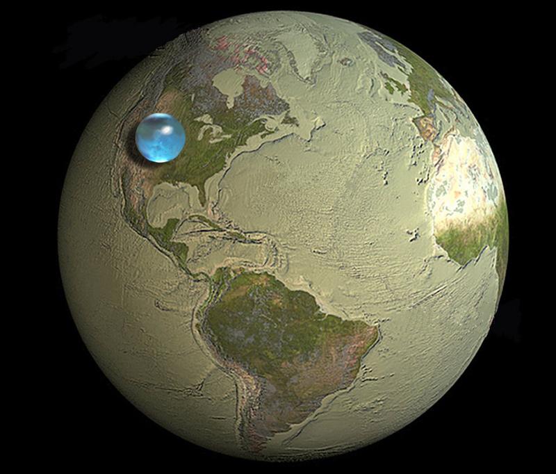 waterless earth