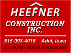 Heefner Construction Adel IA