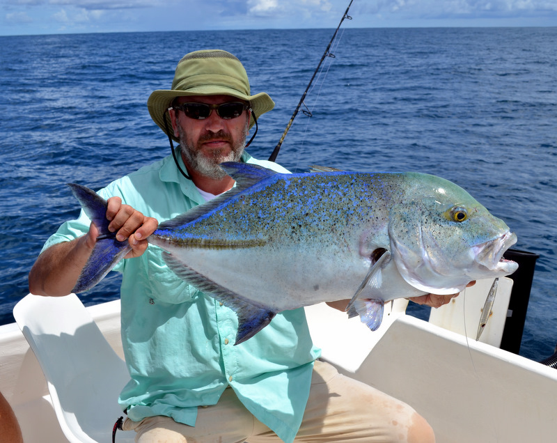 Big Bluefin Trevally Caught by SDP Builder Marc Leroux