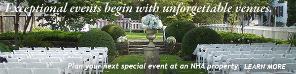Plan your next special event at an NHA property.