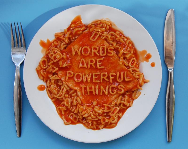 Orange Spaghetti Words