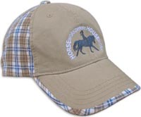 Plaid Horsework cap