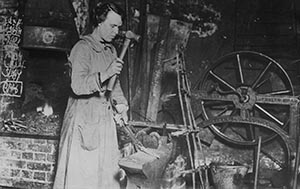 Woman Blacksmith photo
