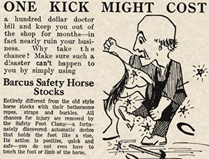 Barcus stocks One Kick ad