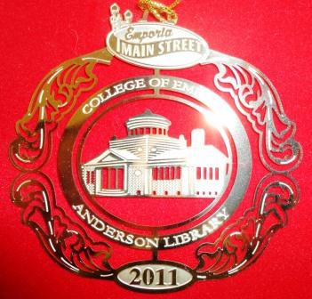2011 Christmas Ornament Anderson Library