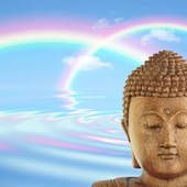 buddha rainbow