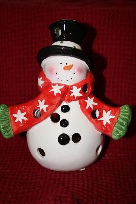 ceramic snowman