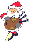 Piping Santa