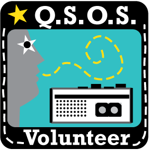 QSOS volunteer pin