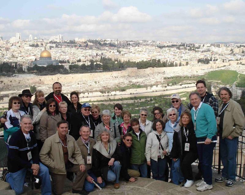 Group on Mt Olives