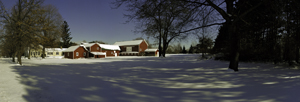 Snow on Jackson Road Farm by David P. Somers
