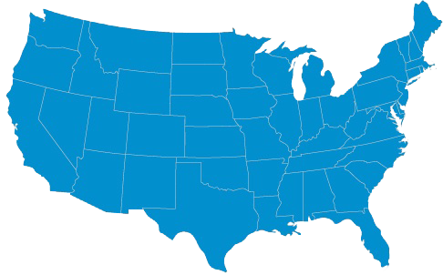 Thumbnail Map of the United States
