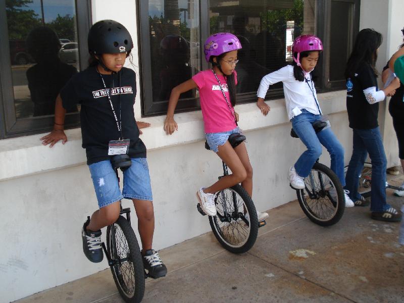 College For Kids, Unicycles