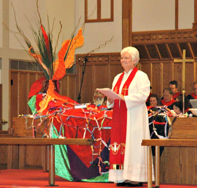 Bishop Taylor at ceremony 9-11-12