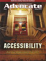 Cover showing steep steps and the word Accessibility