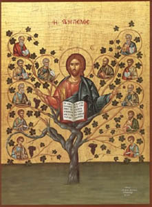 Icon of Jesus as the vine