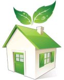 Green Home Graphic