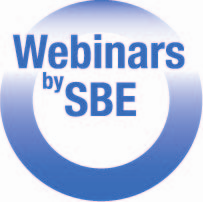 Webinars by SBE Logo