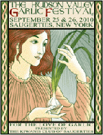 2010 garlic festival poster