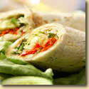 Red Pepper and Cabbage Wrap