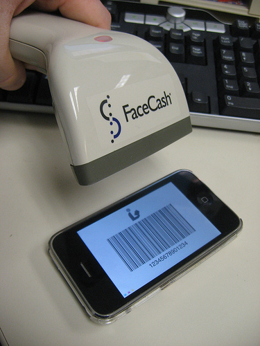 Scanning an Electronic Library Card