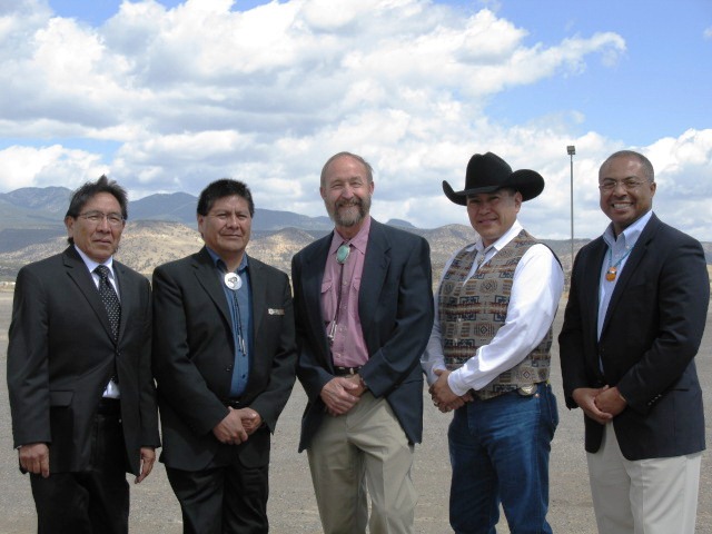 Dignitaries at Acoma Pueblo