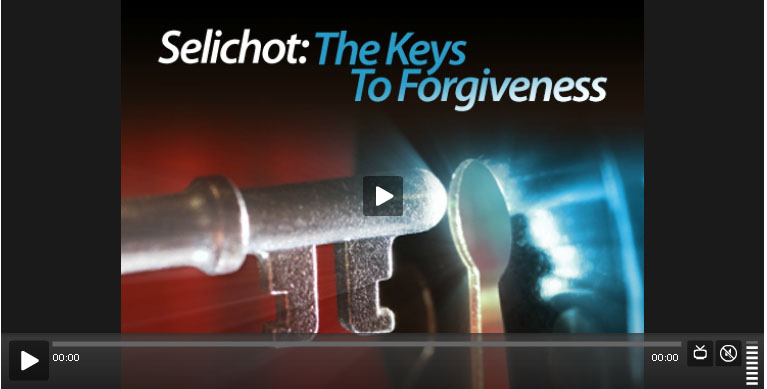 selichot the keys to forgiveness