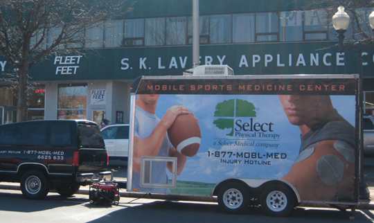 Select PT's Mobile Sports Center