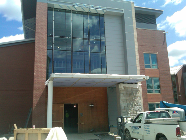 Entrance of the New Hospital
