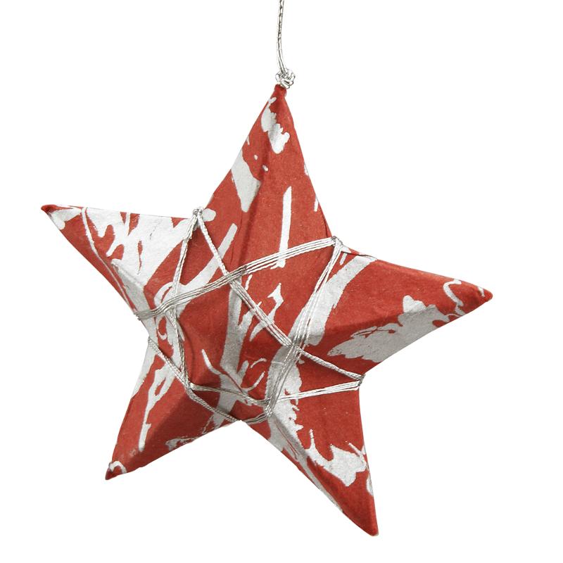 red holiday star