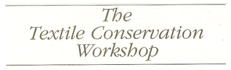 textile conservation workshop
