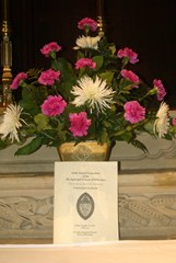flowers and bulletin