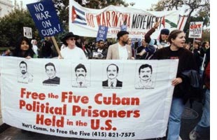 Cuban Five Protest