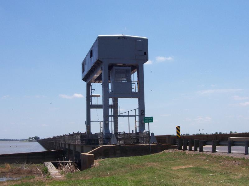 Morganza Floodway control structure