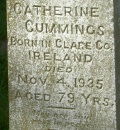 Headstone - Catherine Cummings