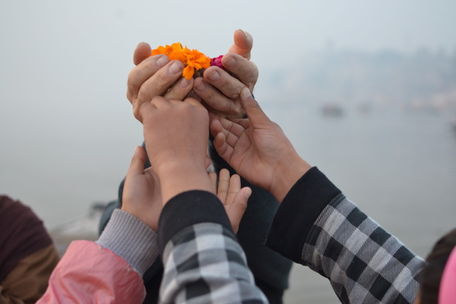 Ganges offering