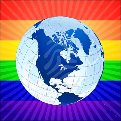 rainbow globe