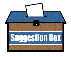 suggestions box