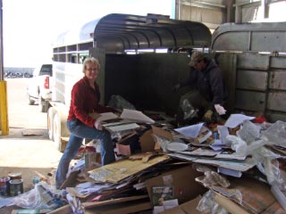 Recycling to County Transfer Station