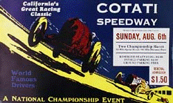 Cotati Speedway Poster