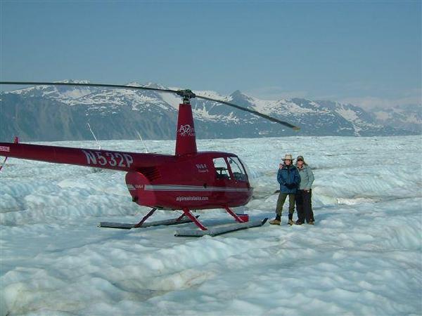 Heli on Glacier